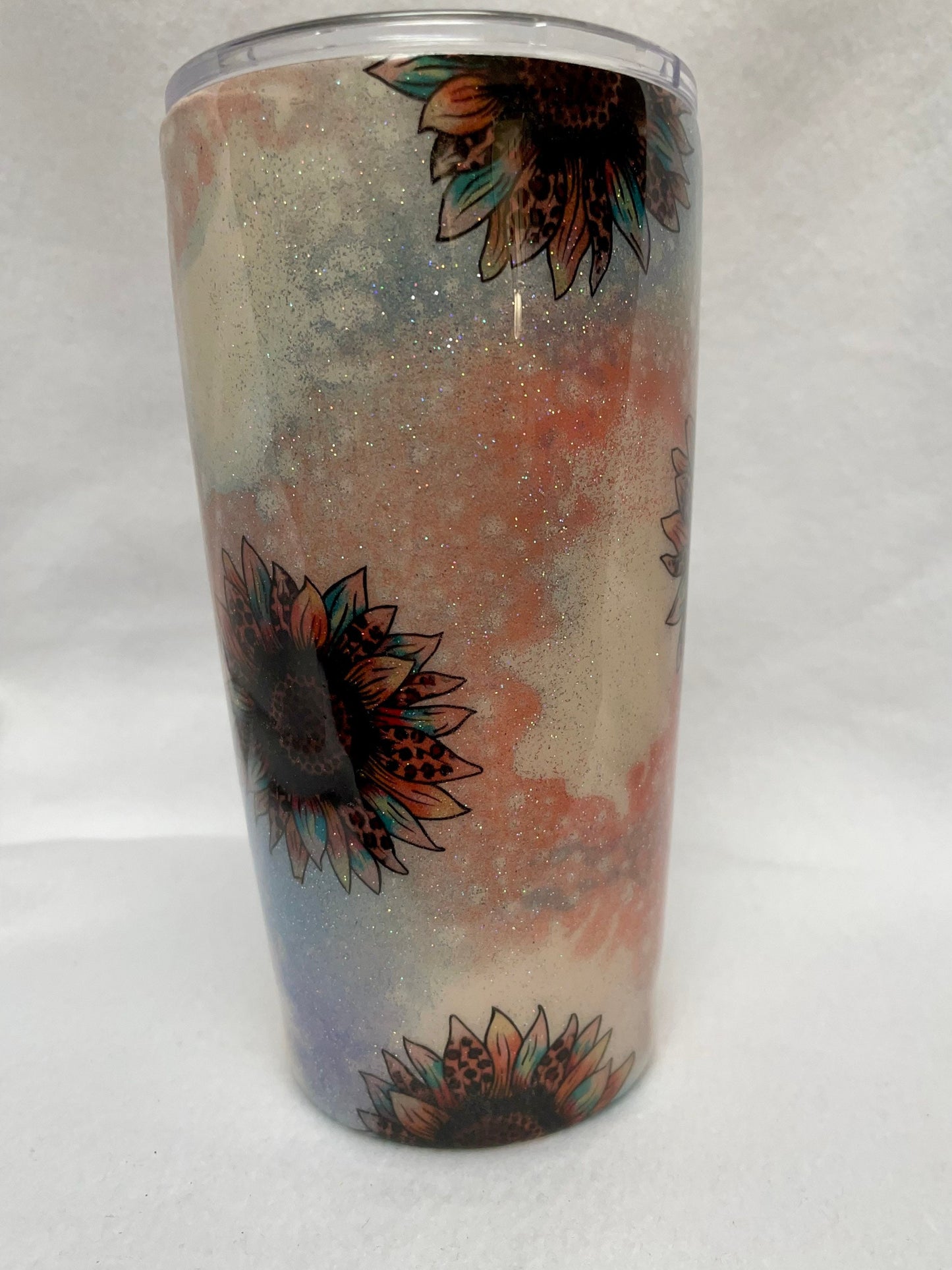 Love Sunflowers? Enjoy a beverage in this 20oz Tumbler.