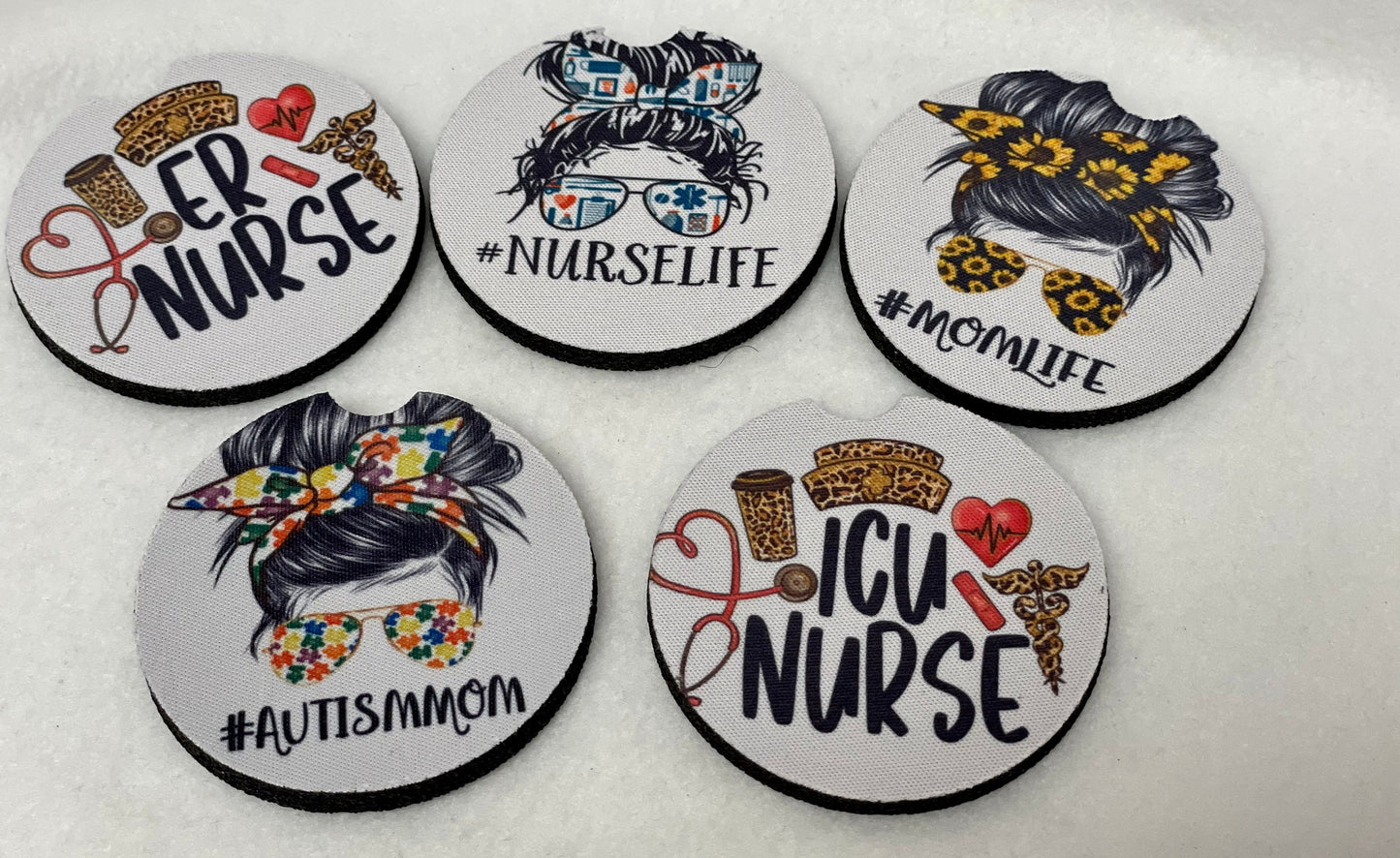 Need a car coaster for your beverage? Please specify in comments which one you are interested in. Each sold separately