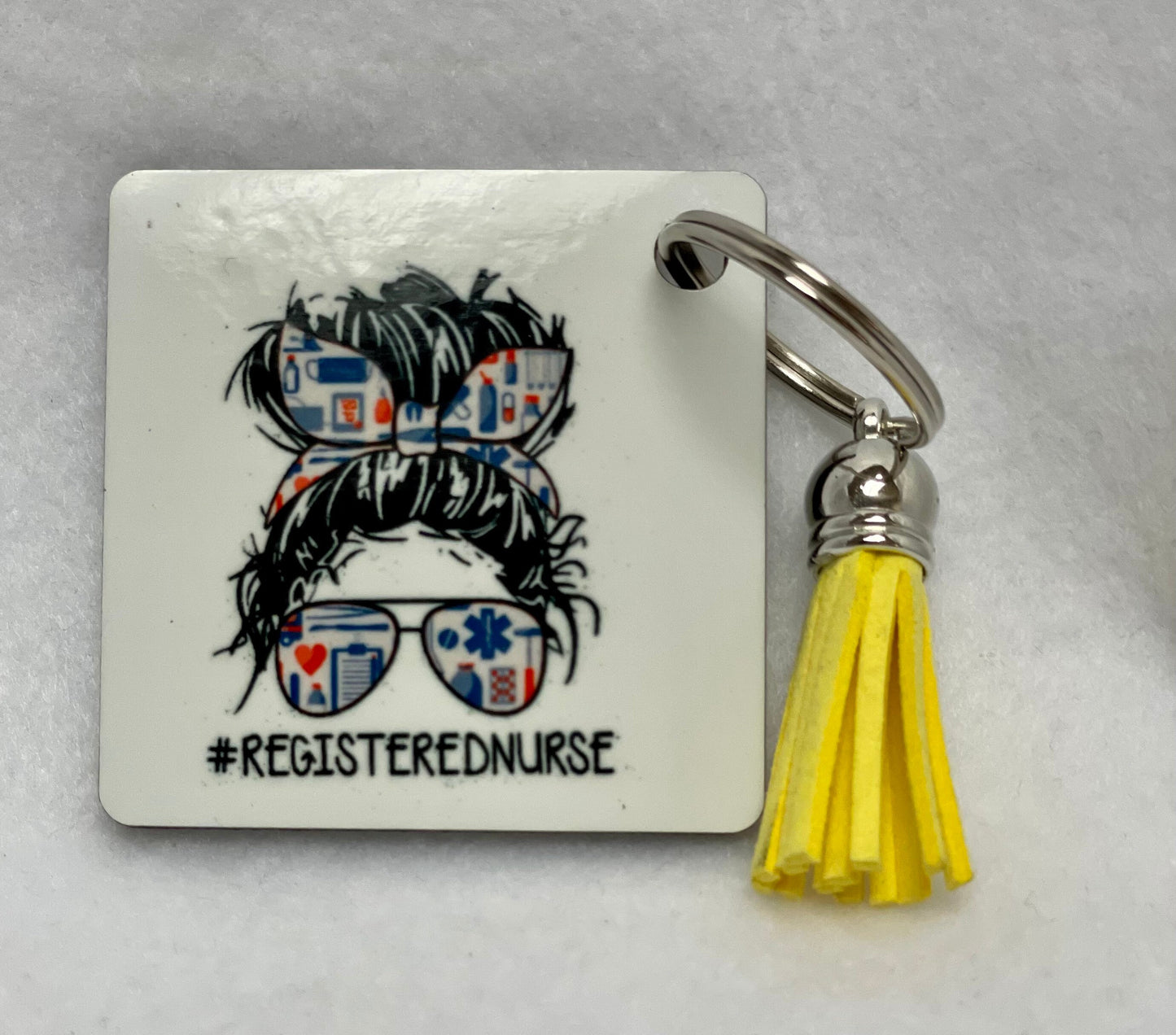 These are key rings with a leather tassel. Please specify in comments which one you are interested in. Each sold separately