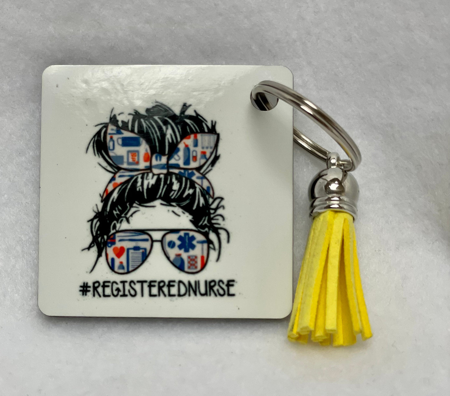 These are key rings with a leather tassel. Please specify in comments which one you are interested in. Each sold separately