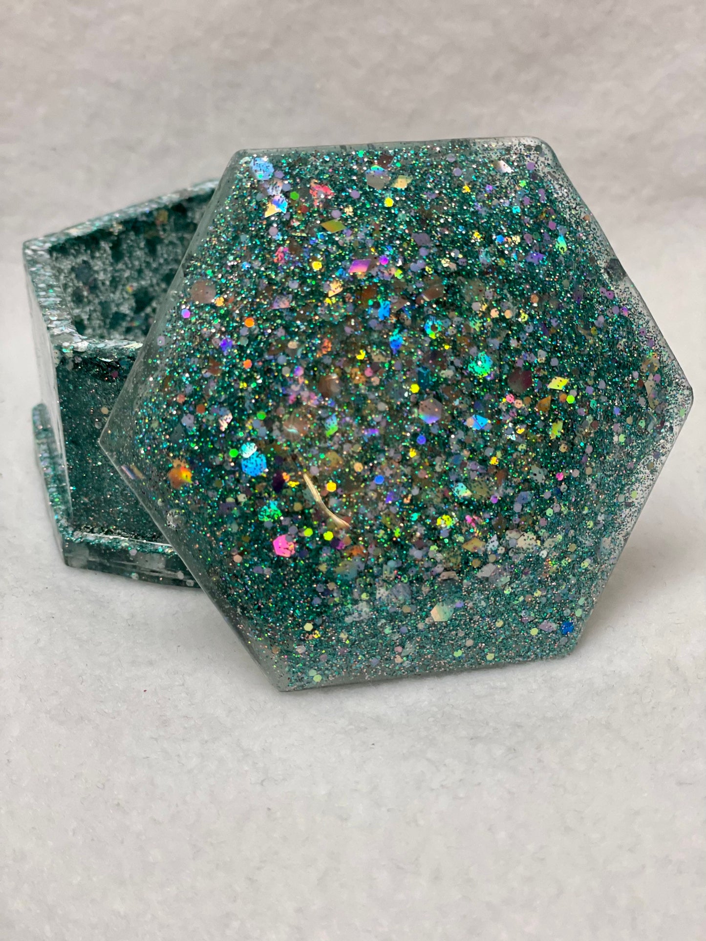 Resin trinket box/jewelry box
