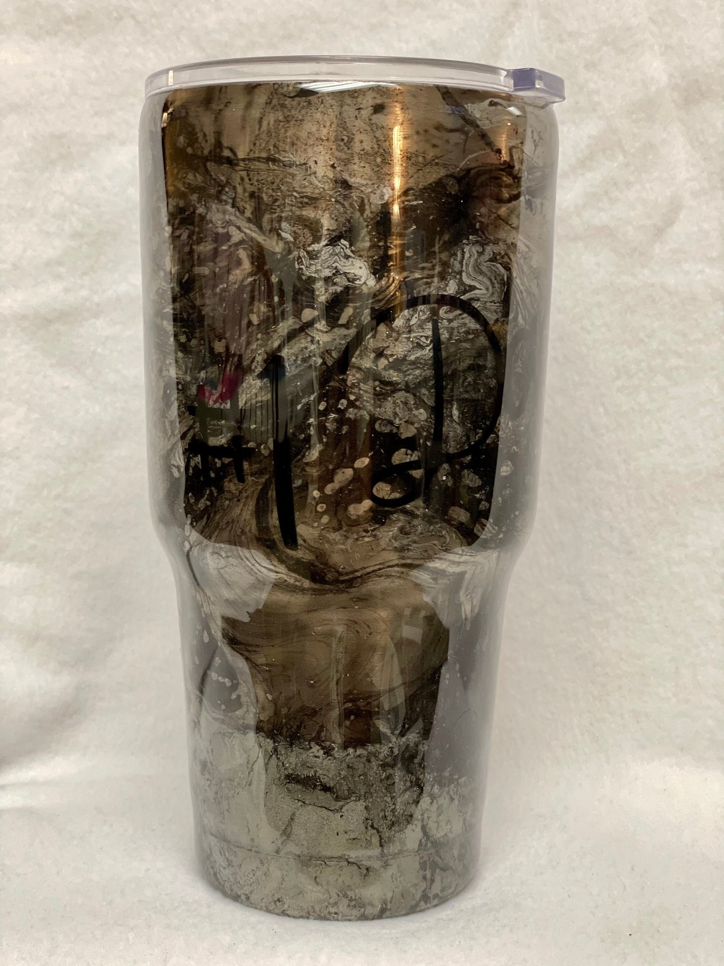 Number #1 Dad! Enjoy a beverage in this 30 oz Tumbler.