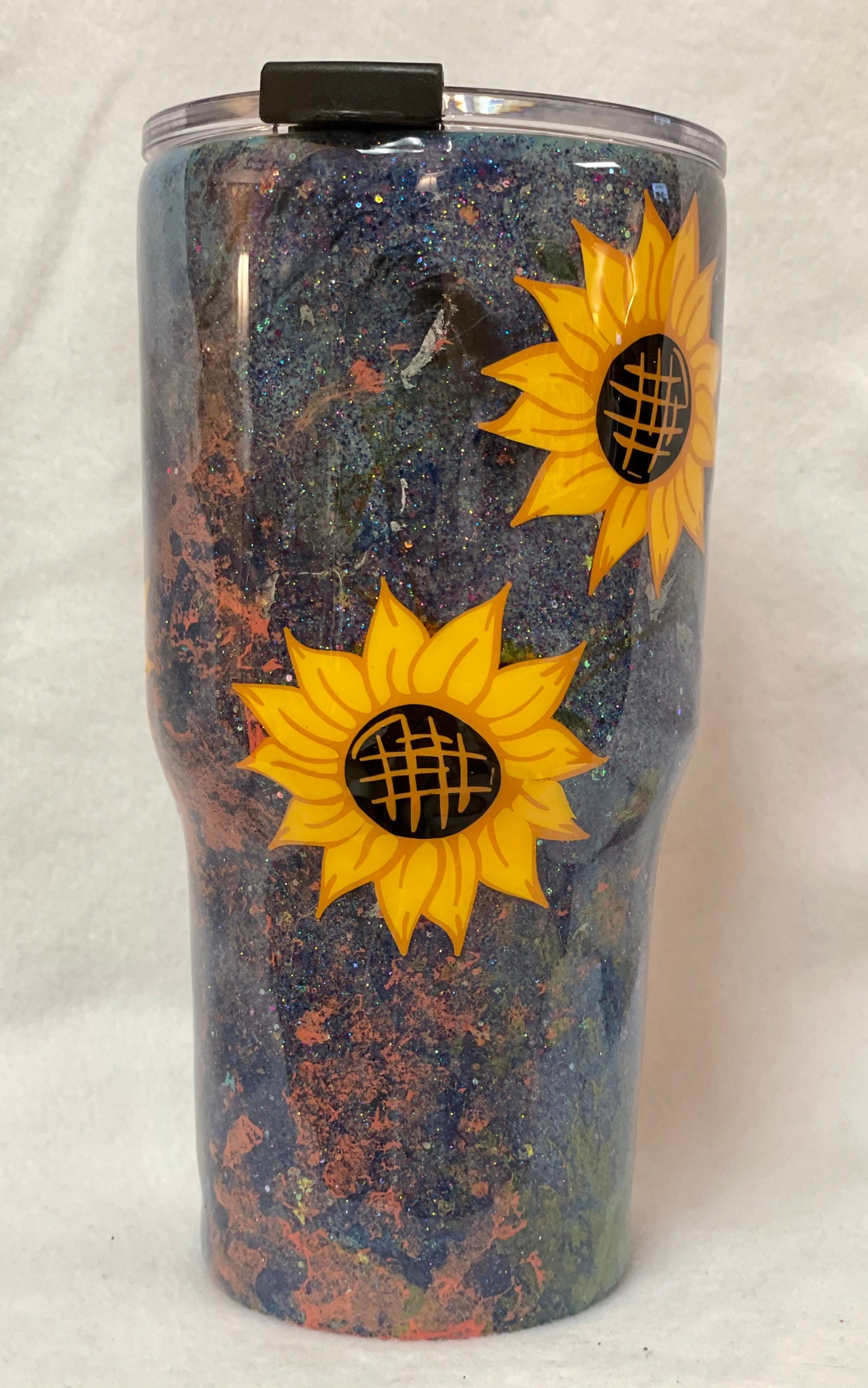 Love sunflowers? Enjoy a beverage in this 30 oz Tumbler.