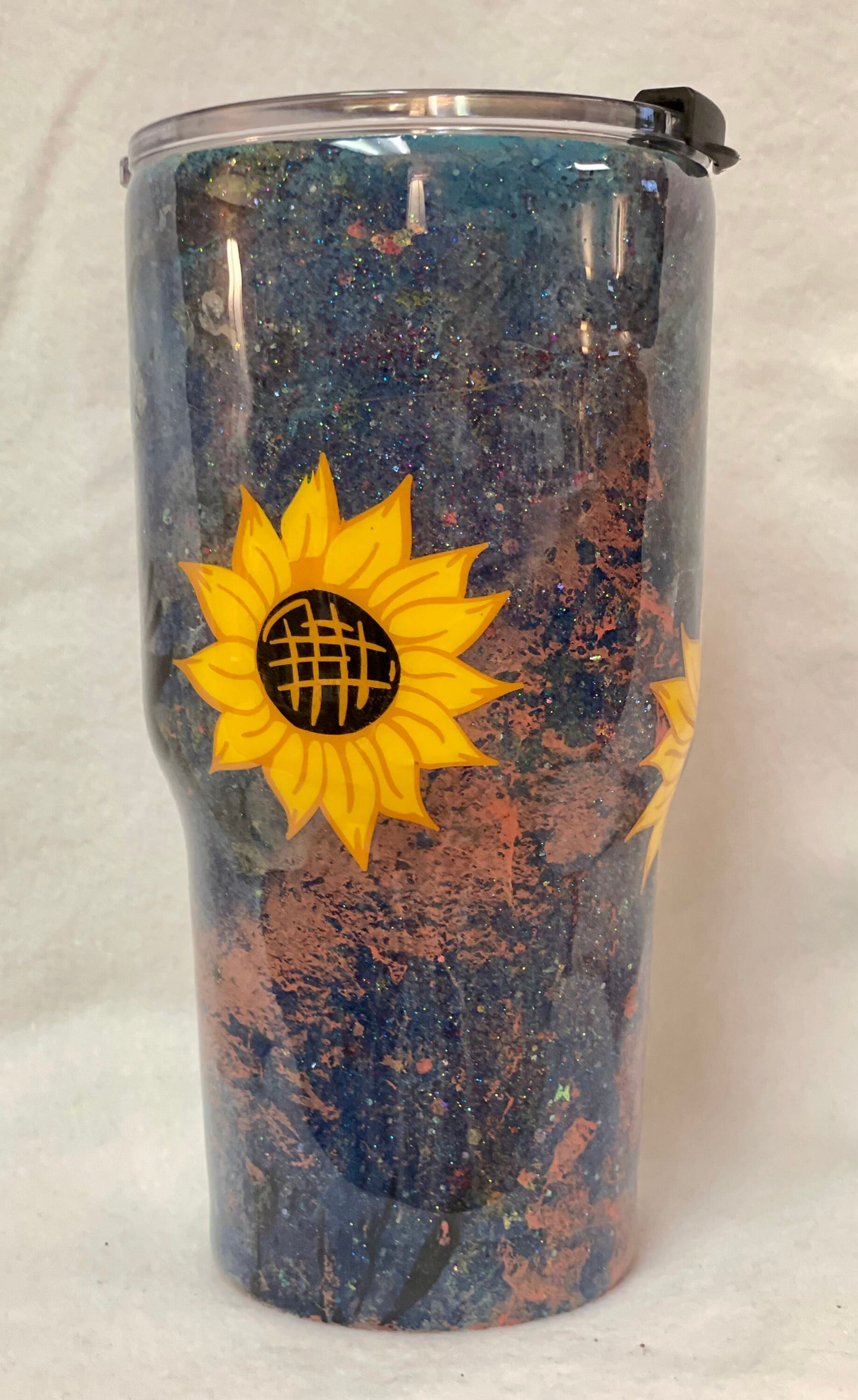 Love sunflowers? Enjoy a beverage in this 30 oz Tumbler.