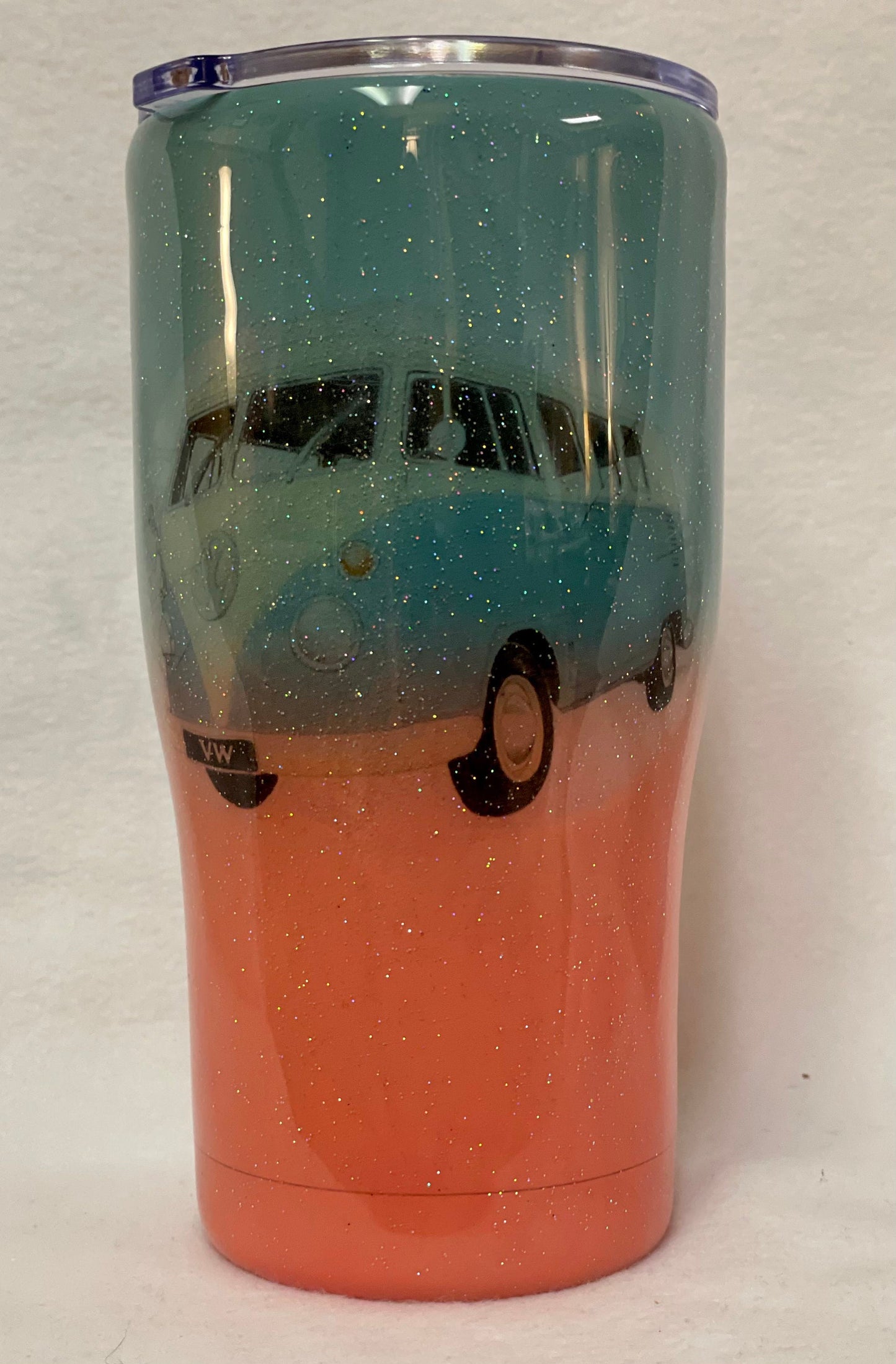 Love The Vintage bus? Enjoy a beverage in this 20oz Tumbler.