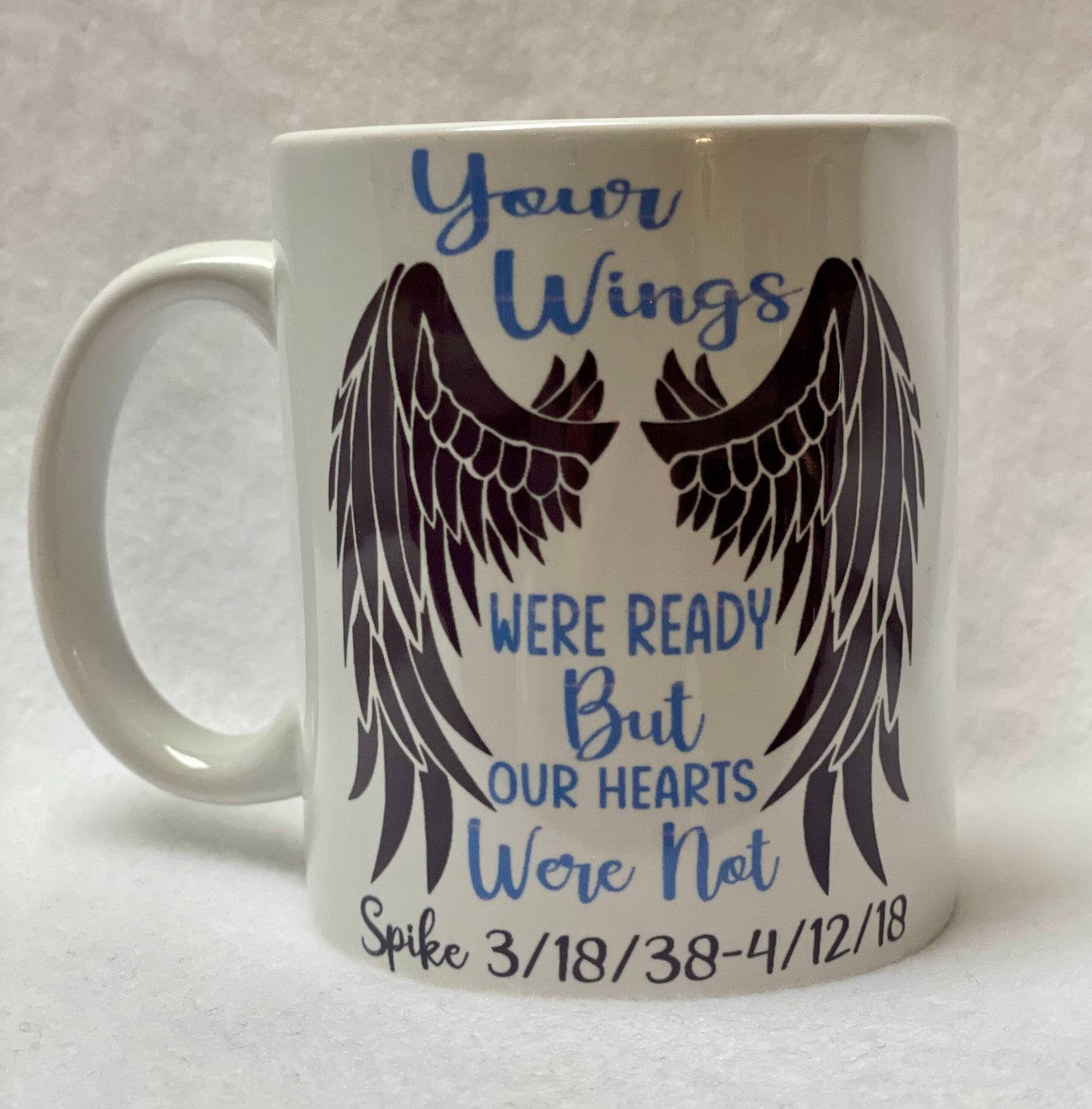 Your Wings…Enjoy your coffee in this 14 ounce ceramic coffee cup!