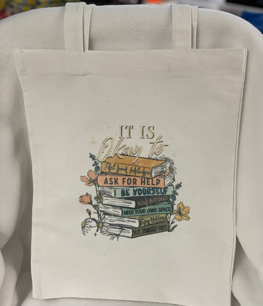Small canvas tote bags