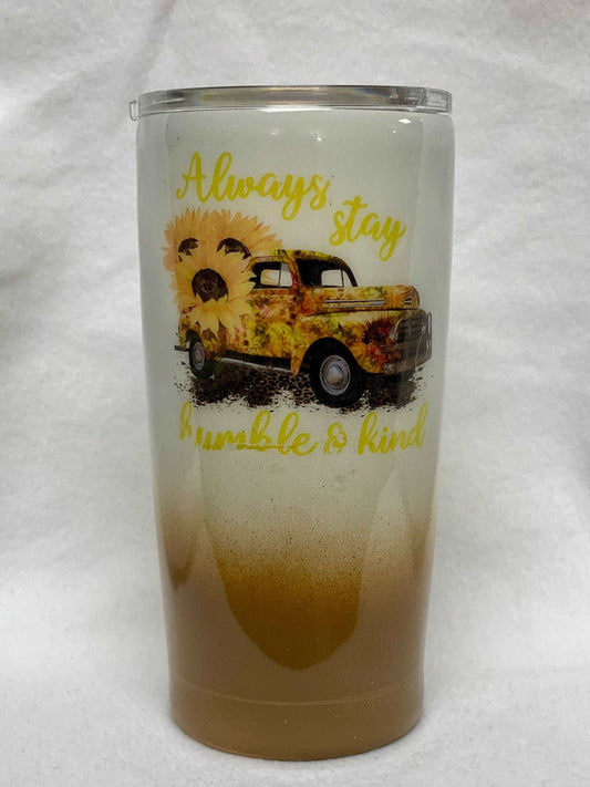 Be Humble! Enjoy a beverage in this 20oz Tumbler.