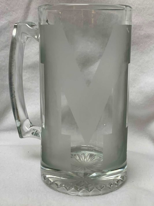 Do you love University of Michigan? Enjoy A cold beverage in this 16 oz glass mug