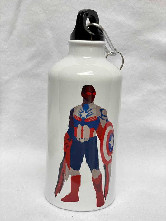 Do you love Loki and Bucky? Enjoy a cold beverage in this 16 oz Aluminum Sports Bottle