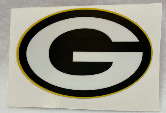2.5Wx4L Green Bay Packers vinyl decal