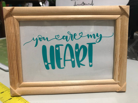 Small wooden sign. Perfect for your wall or table