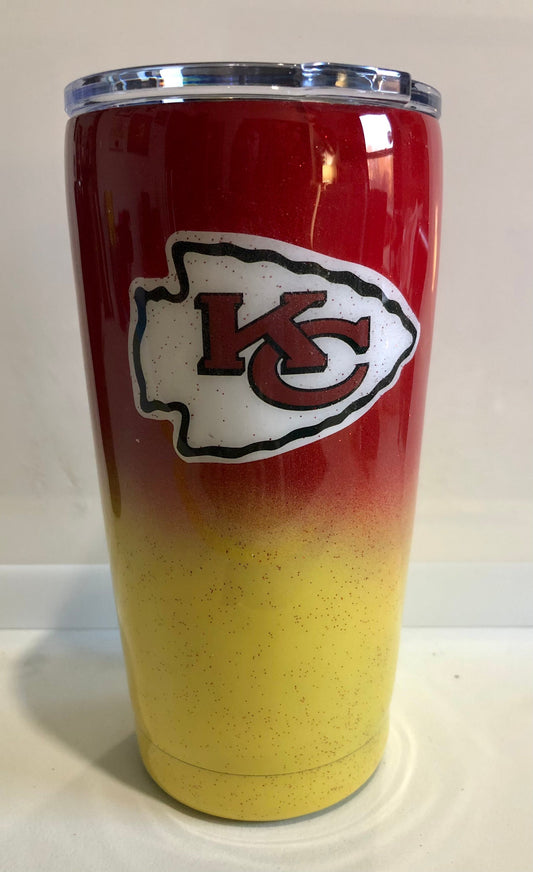 For all the Kansas City Chiefs fans!. Enjoy a beverage in this 20oz Tumbler.