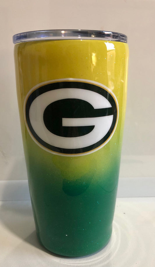For all the Green Bay Packers fans!. Enjoy a beverage in this 20oz Tumbler.