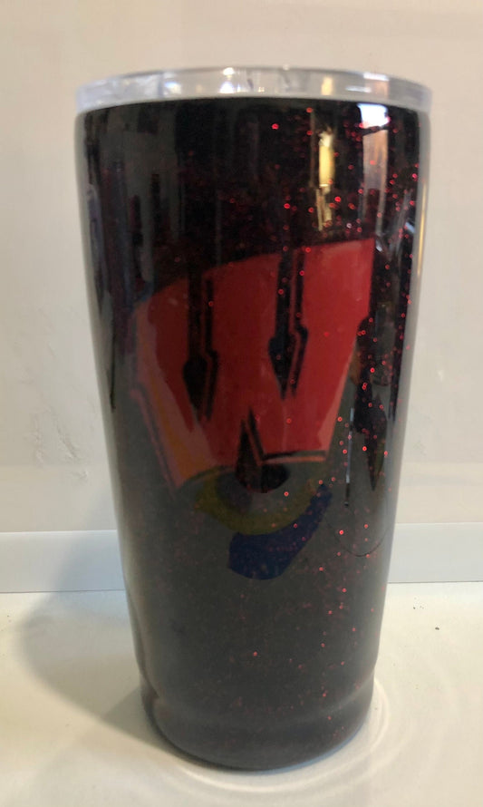 For all the Wisconsin Badger fans. Enjoy a beverage in this 20oz Tumbler.