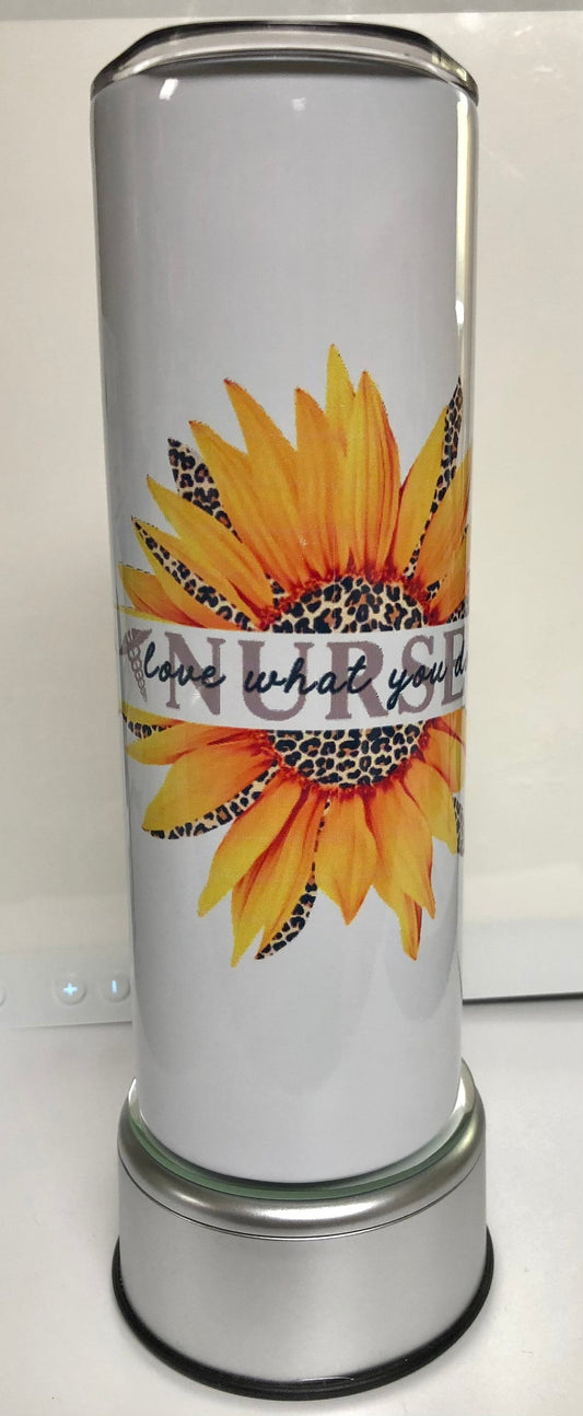 For all you Nurses? Enjoy a beverage in this 20oz  skinny Tumbler.