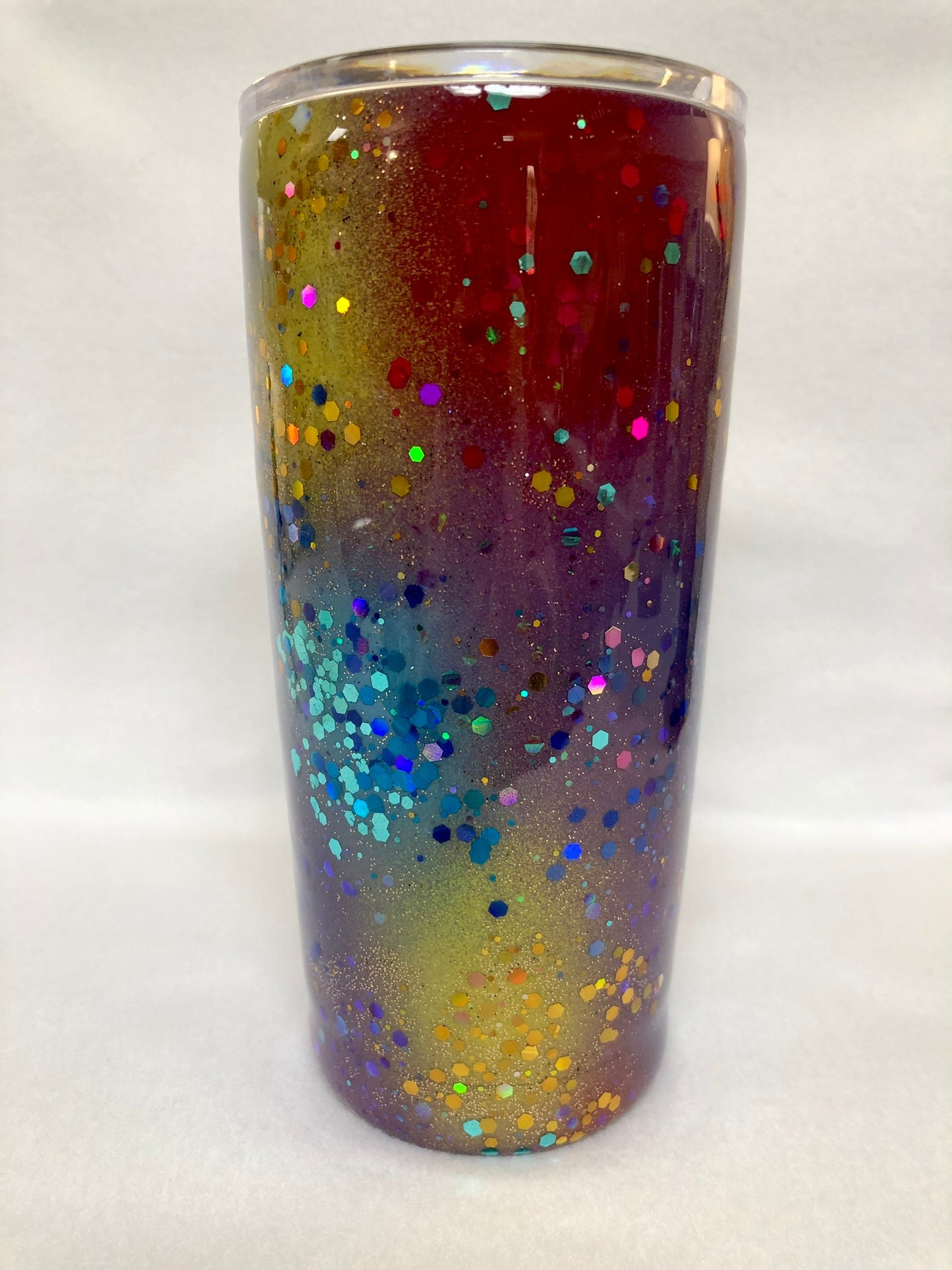 Enjoy your coffee or cold drink in this 20oz Tumbler.