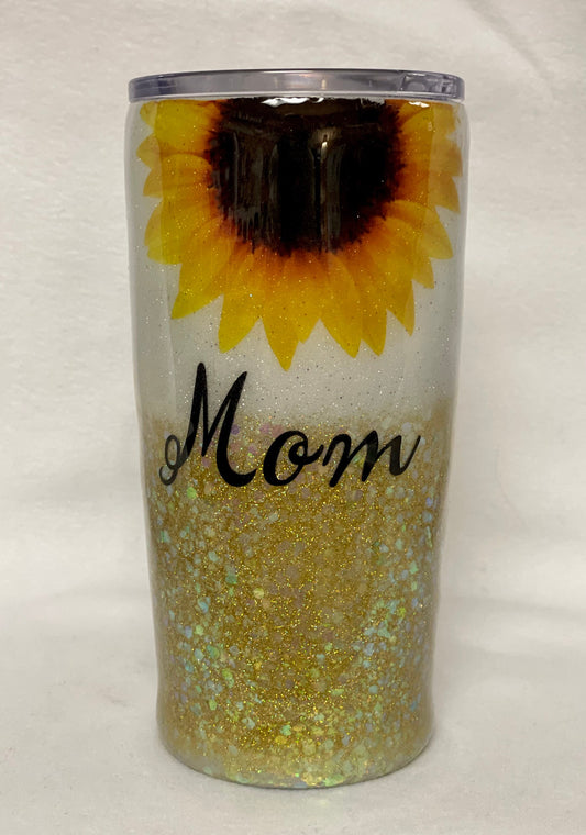 Love Sunflowers? Enjoy a beverage in this 20oz Tumbler.