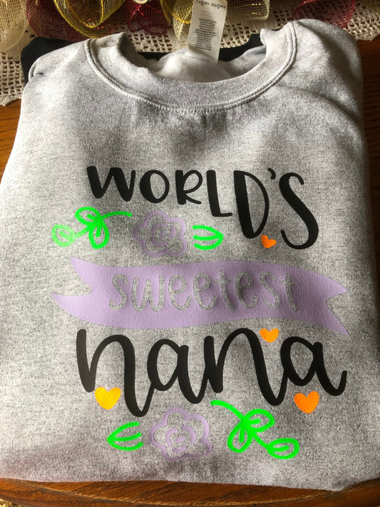 Small, Medium, Large or X-Large unisex adult sweatshirt