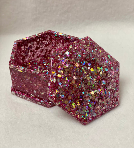 Resin trinket box/jewelry box