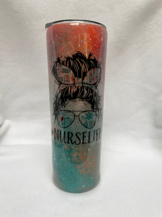 For all the RN’s....Enjoy a beverage in this 20oz  skinny Tumbler.