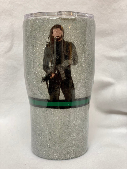 Love Loki & the Winter Soldier 2? Enjoy a beverage in this 20oz Tumbler.