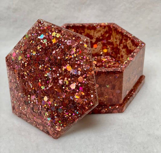 Resin trinket box/jewelry box