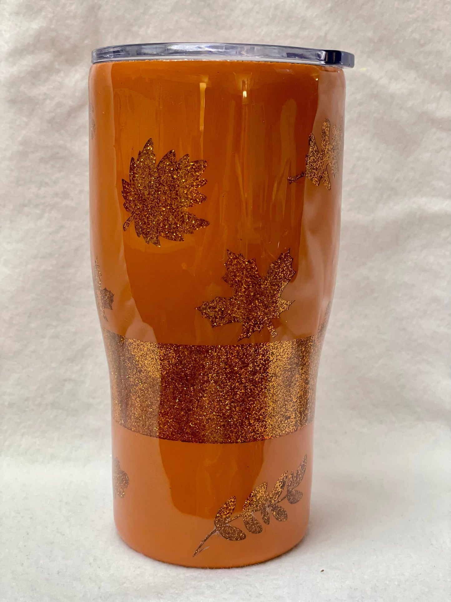 Love Fall… Enjoy your coffee or cold drink in this 20oz Tumbler. This can be personalized!