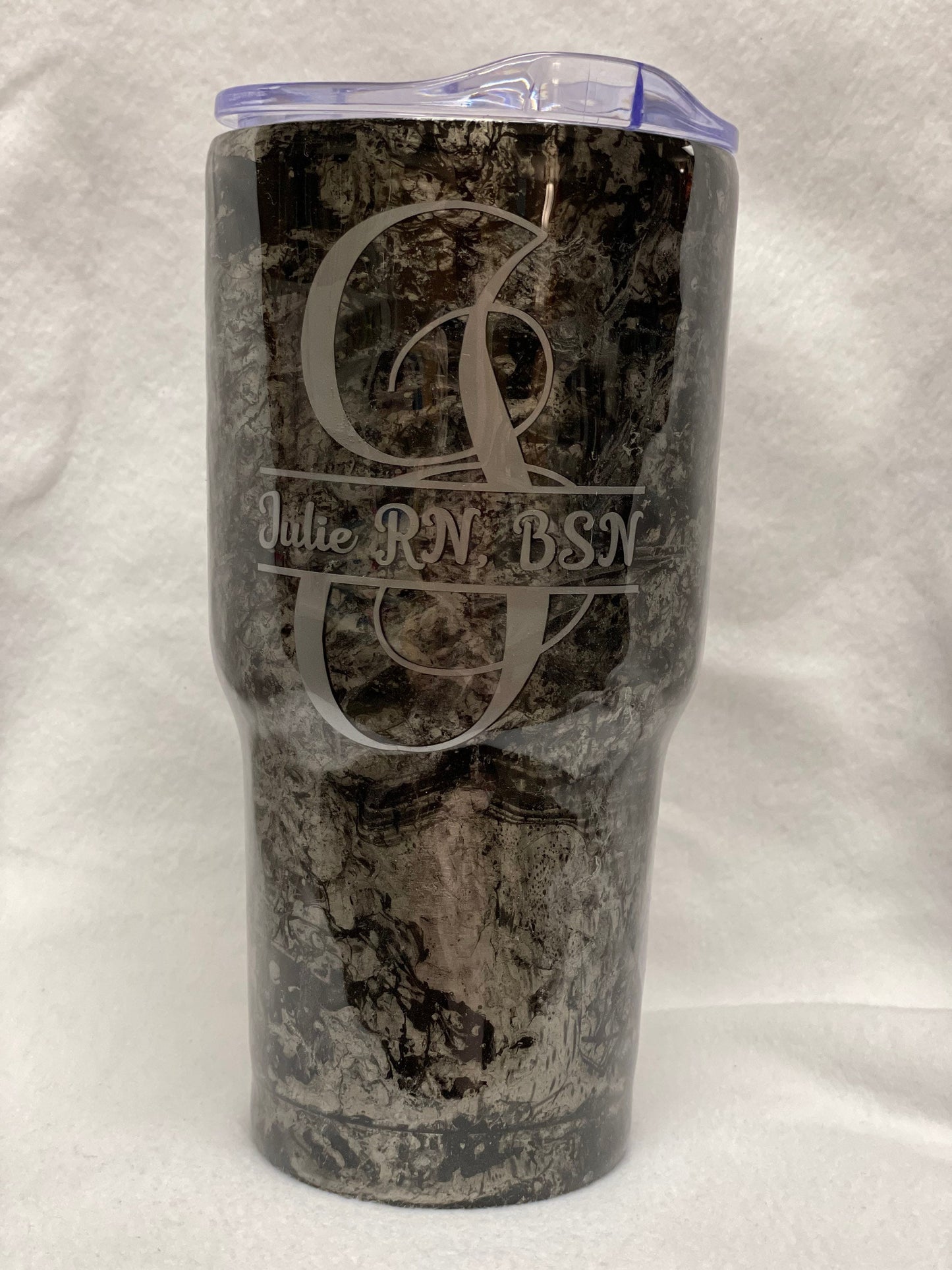 You can personalize this!!! Enjoy a beverage in this 30 oz Tumbler.