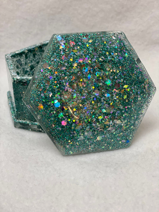 Resin trinket box/jewelry box