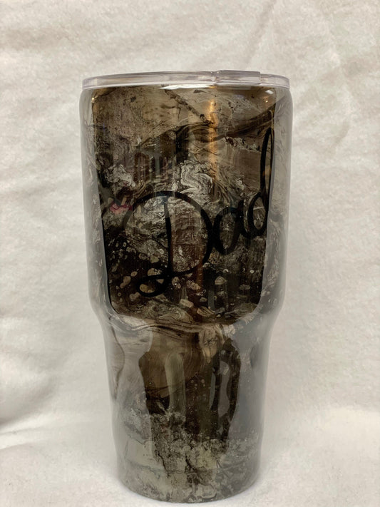 Number #1 Dad! Enjoy a beverage in this 30 oz Tumbler.