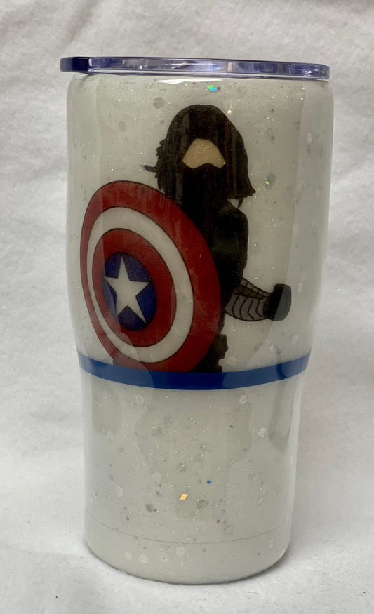 Love Loki & the Winter Soldier 2? Enjoy a beverage in this 20oz Tumbler.