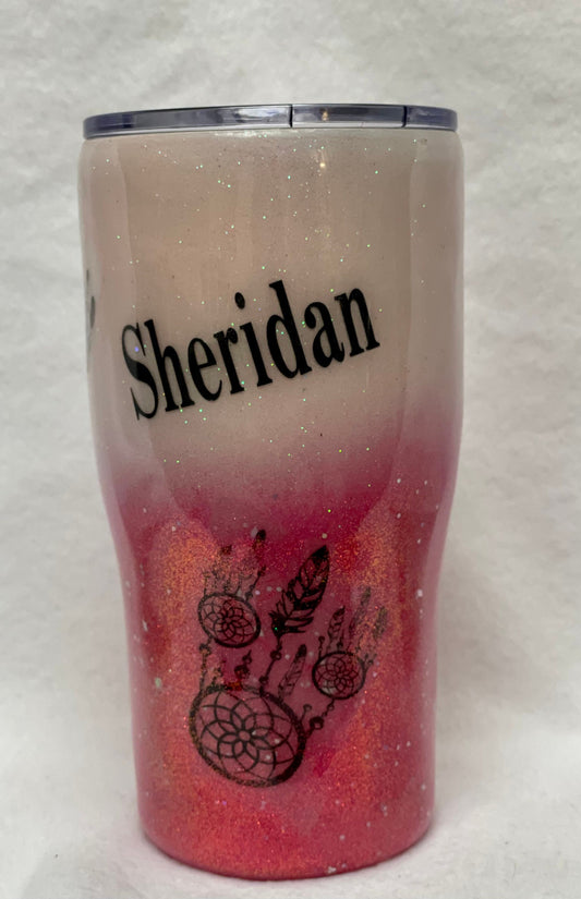 Love Dream Catchers? Enjoy a beverage in this 20oz Tumbler.