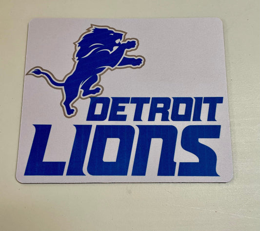 Love Detroit Lions? Enjoy this Desk Mousepad