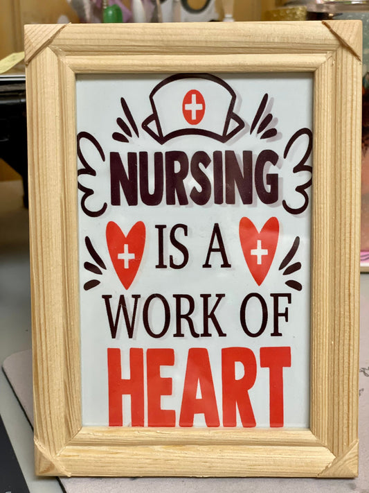 Small wooden sign. Perfect for your wall or table