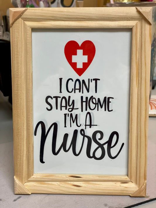 Small wooden sign. Perfect for your wall or table