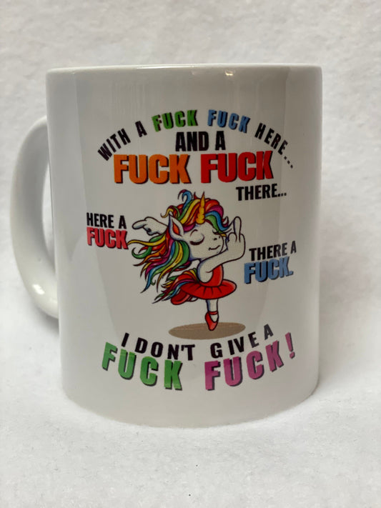 I Don’t Give a F….Enjoy your coffee in this 14 ounce ceramic coffee cup!