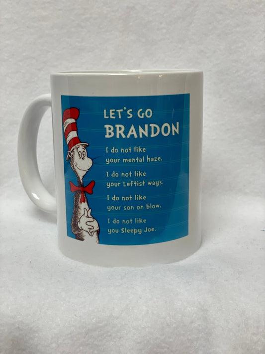 Let’s Go Brandon! Enjoy your coffee in this 14 ounce ceramic coffee cup!