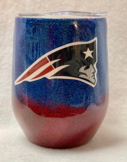 Love the New England Patriots? Enjoy a beverage in this 12oz Tumbler.