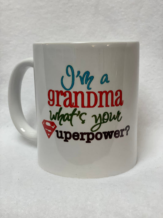 To all the Grandma’s! Enjoy your coffee in this 14 ounce ceramic coffee cup!