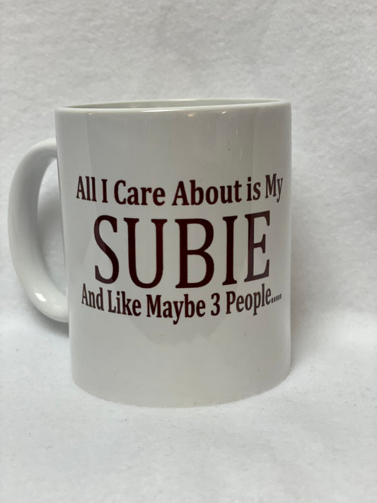 Love Subaru’s? Enjoy your coffee in this 14 ounce ceramic coffee cup!