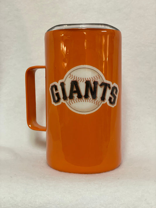 Love the San Francisco Giants? Enjoy a drink in this 24 oz Stainless Steel Coffee mug or Beer Mug