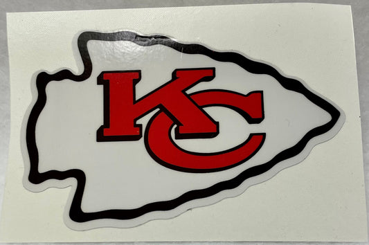 Kansas City Chiefs Vinyl decal.