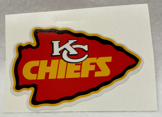 Kansas City Chiefs Vinyl decal.