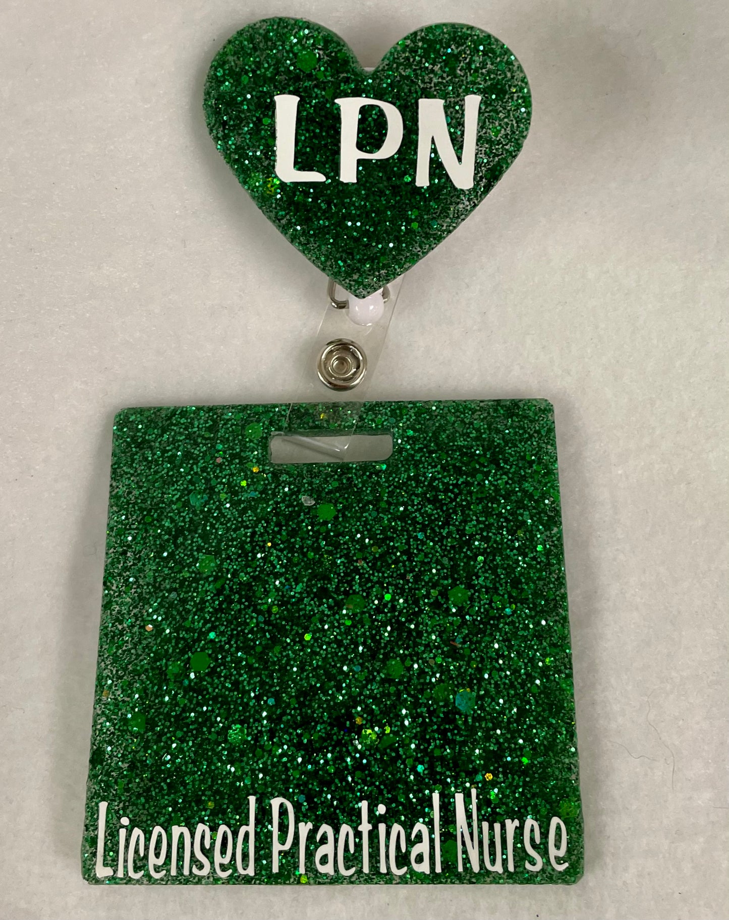 Personalized name badge and reel