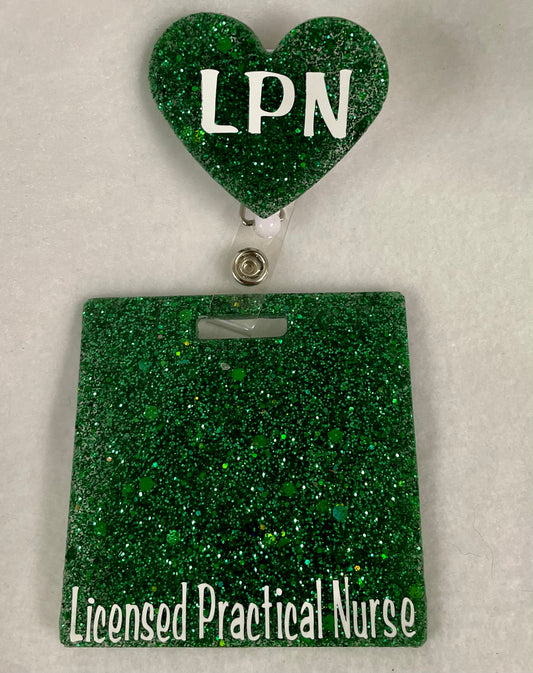 Personalized name badge and reel