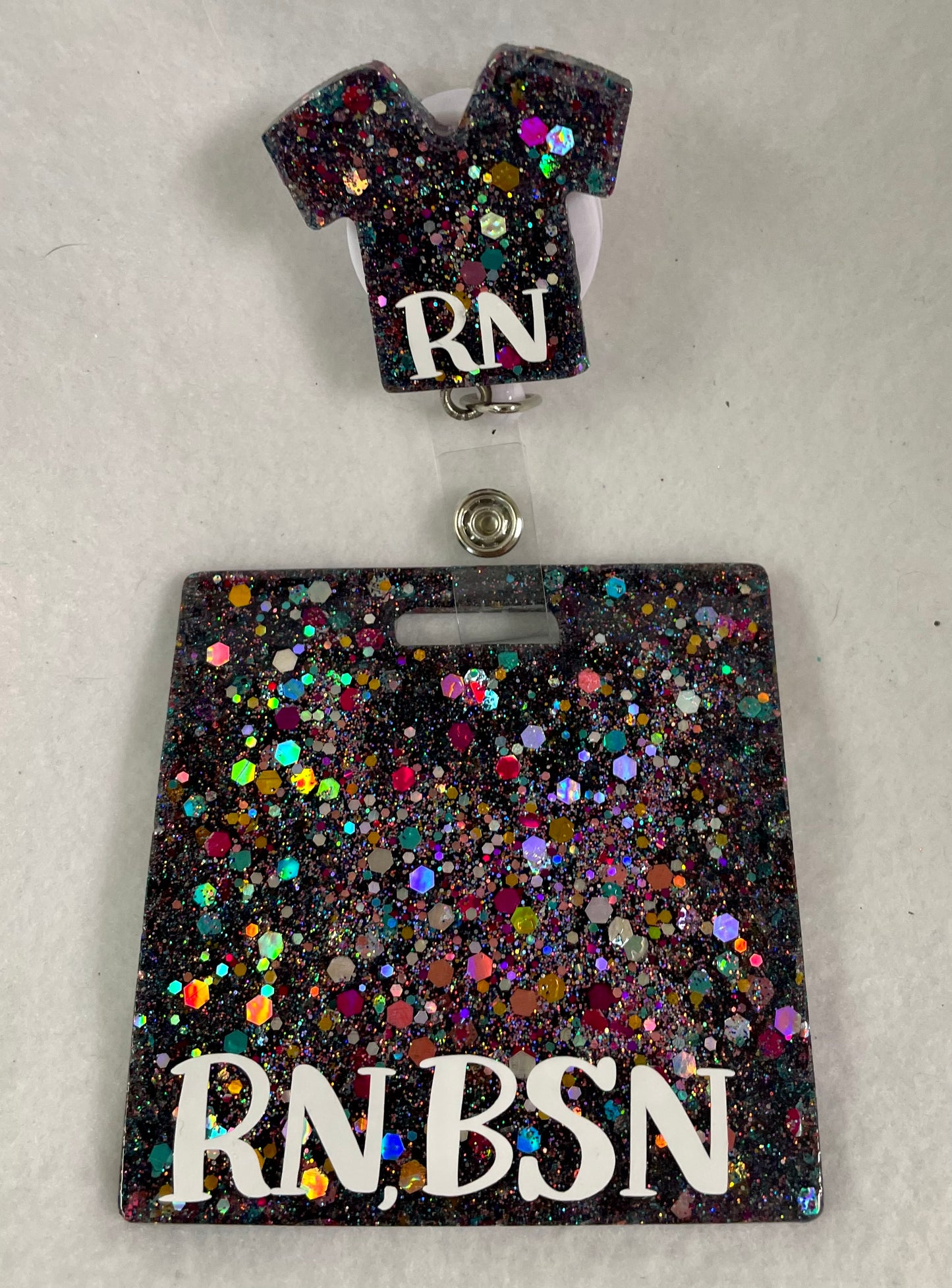 Personalized name badge and reel
