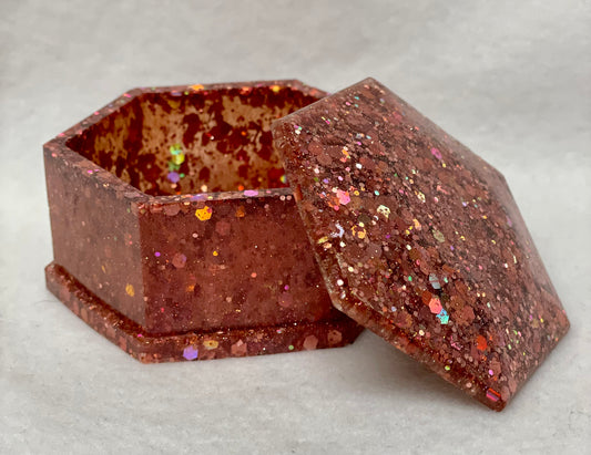 Resin trinket box/jewelry box